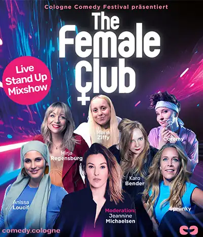 mirja regensburg bei cologne comedy festival praesentiert the female club koeln